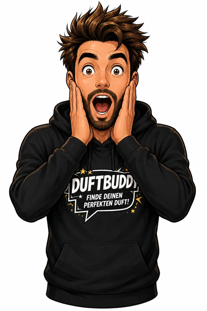 Überraschter Duftbuddy